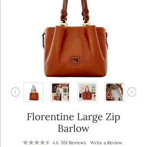 Dooney & Bourke Florentine Large Zip Barlow